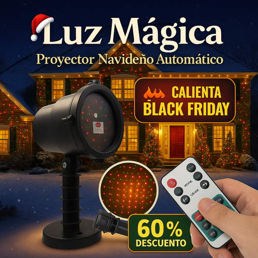 🎅LuzMágica- Proyector Navideño Automático 🔥 CALIENTA BLACK FRIDAY 🔥